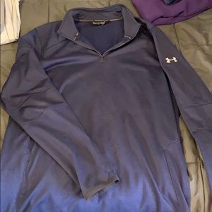 Navy quarter zip pullover